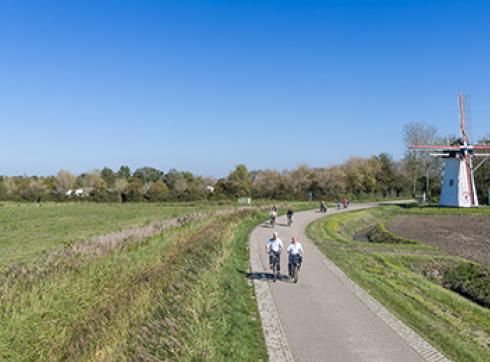 Fietsen met een groep